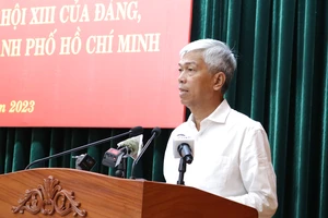 Phó Chủ tịch UBND TP.HCM Võ Văn Hoan. Ảnh: THANH TUYỀN