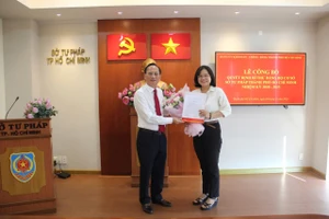 Bà Nguyễn Thị Hồng Hạnh làm Bí thư Đảng ủy Sở Tư pháp TP.HCM
