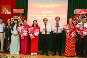 Sở Dân tộc và Tôn giáo TP.HCM bổ nhiệm cán bộ sau khi thành lập