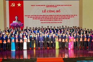 Công bố 168 Bí thư phường, xã, đặc khu tại TP.HCM mới 