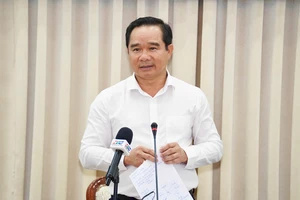 Chủ tịch TP.HCM Nguyễn Văn Được chủ trì cuộc họp tháo gỡ dự án chống ngập 10.000 tỉ đồng