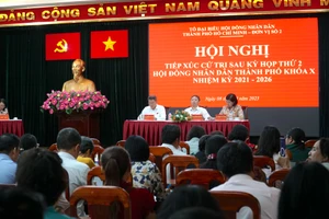 Cử tri TP.HCM kiến nghị khôi phục hoặc có lực lượng thay thế trật tự đô thị phường, xã