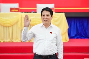 Chùm ảnh: Chủ tịch nước Lương Cường tiếp xúc cử tri tại TP.HCM