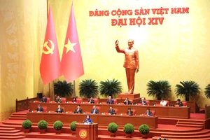 Chùm ảnh toàn cảnh phiên thảo luận hội trường tại Đại hội XIV của Đảng