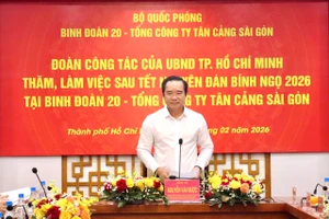 Chủ tịch TP.HCM Nguyễn Văn Được ‘đặt hàng’ Tân cảng Sài Gòn và THACO dịp đầu xuân