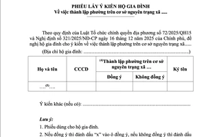 TP.HCM lấy ý kiến người dân về việc 29 xã lên phường