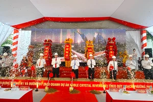 TP.HCM: Khởi công loạt tuyến đường tại phường Phú Thuận nhân 50 năm thành phố mang tên Bác