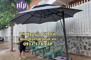 Dù Nguyễn Lê Phát - Địa chỉ bán dù che nắng mưa quán cafe ngoài trời giá rẻ, bền đẹp