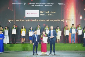 Agribank duy trì vị trí Top 10 thương hiệu giá trị nhất Việt Nam năm 2023 do Brand Finance bình chọn