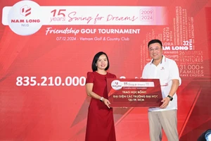 Chương trình học bổng Swing for Dreams lần thứ 15 đóng góp hơn 800 triệu đồng cho sinh viên nghèo vượt khó