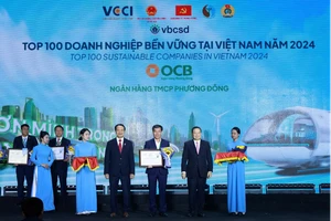 OCB lọt Top các doanh nghiệp bền vững năm 2024