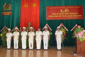 Thành lập Phòng Cảnh sát PCCC và cứu nạn, cứu hộ trên sông