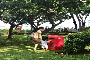 Vũng Tàu lắp đặt nhiều loại thùng rác lạ mắt