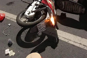 Thiếu tá công an bị nạn lúc kiểm tra xe vi phạm