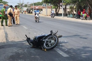 Thực nghiệm vụ lái xe tông bị thương 2 công an ở Vũng Tàu