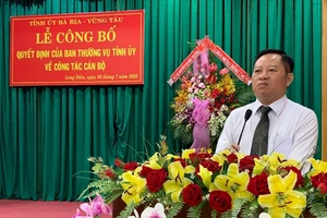Bà Rịa- Vũng Tàu: Giám đốc Sở TN&MT làm Bí thư huyện Long Điền