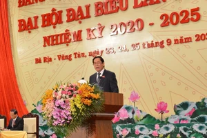 Khai mạc Đại hội Đảng bộ tỉnh Bà Rịa-Vũng Tàu lần thứ VII