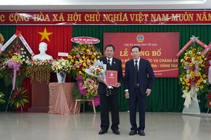 Bà Rịa-Vũng Tàu có tân Chánh án TAND tỉnh