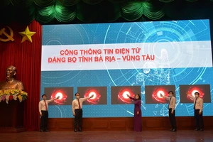 Bà Rịa - Vũng Tàu ra mắt Cổng thông tin điện tử Đảng bộ tỉnh