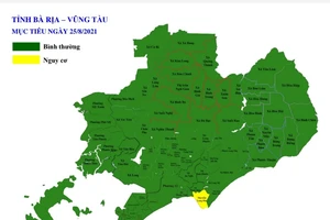 7/8 địa phương tại Bà Rịa- Vũng Tàu tiếp tục giãn cách theo Chỉ thị 16