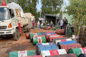 Phát hiện cơ sở tái chế nhớt thải thành dầu FO trái phép ở Bà Rịa- Vũng Tàu 