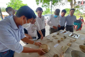 Bà Rịa- Vũng Tàu: Nhiều di vật có giá trị khi khai quật di chỉ Vòng Thành Đá Trắng