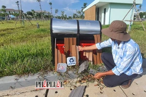 Công viên Bà Rịa bị đập phá một số hạng mục