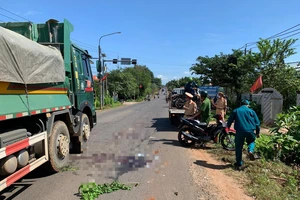 Công an Châu Đức tìm tài xế xe tải vụ tai nạn khiến một người bị thương 