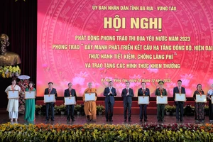 Bà Rịa-Vũng Tàu: Thi đua giải ngân vốn đúng tiến độ, vinh danh 10 công dân ưu tú 