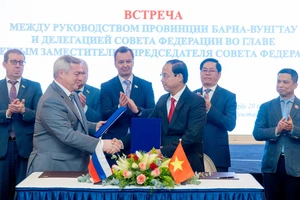 Bà Rịa-Vũng Tàu tiếp đoàn của Phó Chủ tịch thứ nhất Hội đồng Liên bang Nga