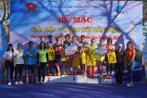 Gần 11.000 người tham gia giải Việt dã, leo núi Hải Đăng Vũng Tàu