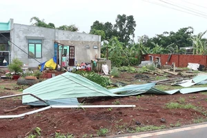 89 nhà dân bị tốc mái, hư hỏng do lốc xoáy tại Bà Rịa-Vũng Tàu