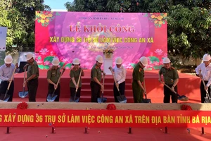 Bà Rịa- Vũng Tàu khởi công xây dựng mới 36 trụ sở công an xã 