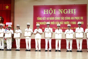 Công an Bà Rịa- Vũng Tàu tổng kết 40 năm phục vụ sự nghiệp đổi mới đất nước