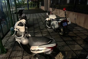 Cán bộ Đội CSGT- Trật tự công an Vũng Tàu giúp dân truy đuổi đối tượng trộm xe máy 