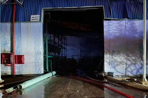 LĐLĐ tỉnh Bà Rịa - Vũng Tàu thăm hỏi công ty giày da bị cháy xưởng 