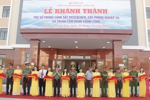 Khánh thành trụ sở làm việc nhiều đơn vị thuộc Công an tỉnh Bà Rịa - Vũng Tàu