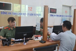 Công an Bà Rịa – Vũng Tàu tiếp nhận khoảng 100 hồ sơ cấp Phiếu lý lịch tư pháp/ngày 