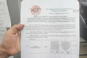 Bà Rịa - Vũng Tàu lấy ý kiến cử tri việc sáp nhập vào TP.HCM và Bình Dương