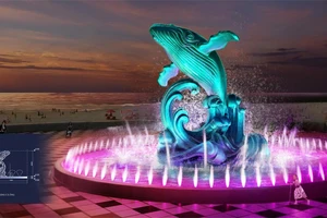 Biểu tượng Cá Ông cao 8 m, điểm nhấn mới ở biển Vũng Tàu