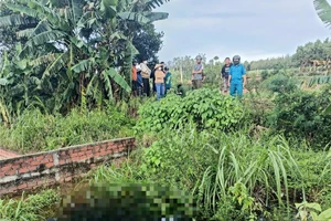 Đi làm đồng, tá hỏa khi phát hiện thi thể người dưới giếng