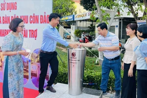 Côn Đảo có 7 trụ nước uống sạch miễn phí phục vụ người dân, du khách
