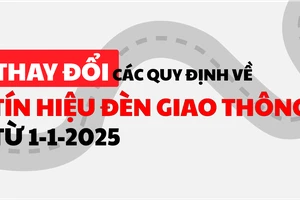 Thay đổi các quy định về tín hiệu đèn giao thông từ ngày 1-1-2025