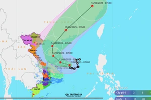 Biển Đông hứng cơn bão số 1 của năm 2025, tên quốc tế là WUTIP