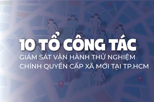10 tổ công tác giám sát vận hành thử nghiệm chính quyền cấp xã mới tại TP.HCM