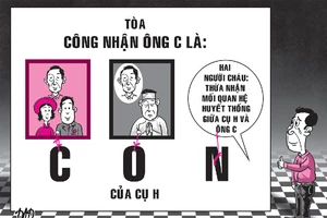 Bất ngờ vụ xin nhận cha từ ảnh chịu tang