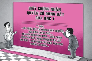 Ủy ban thua kiện vì cấp sổ hồng chồng lấn lên lối đi chung