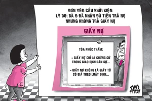 Hy hữu kiện chủ nợ đòi… giấy nợ