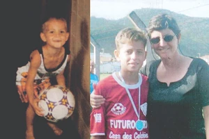 Mẹ - thầy dạy bóng đá đầu tiên của Jorginho!