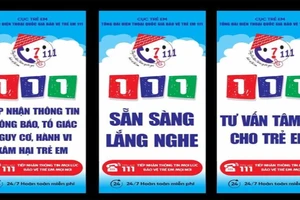 Tổng đài quốc gia 111 kết nối để bảo vệ trẻ em